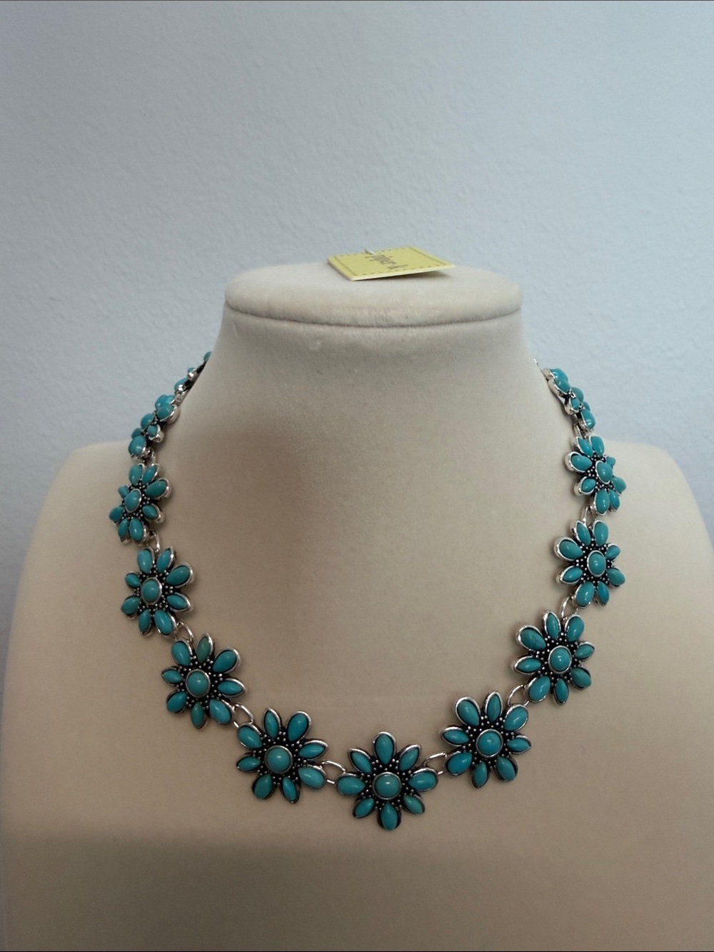 Piper K | Flower Turquoise Boho Cowgirl Chic Choker